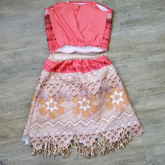 Disney's Moana 2 Piece Costume Dress - Picture 5 of 8